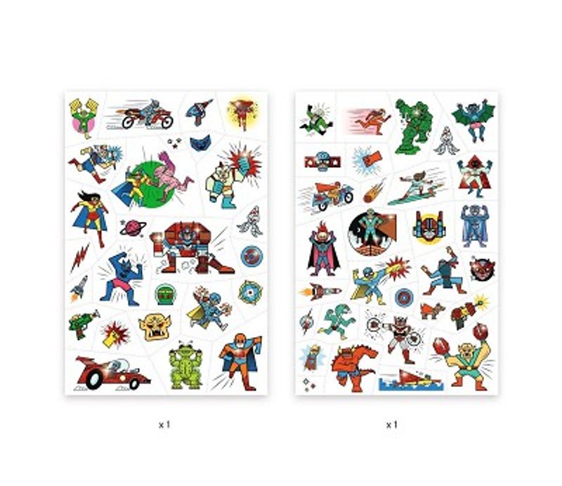 Djeco Tatoveringer - Superhelter og Skurker