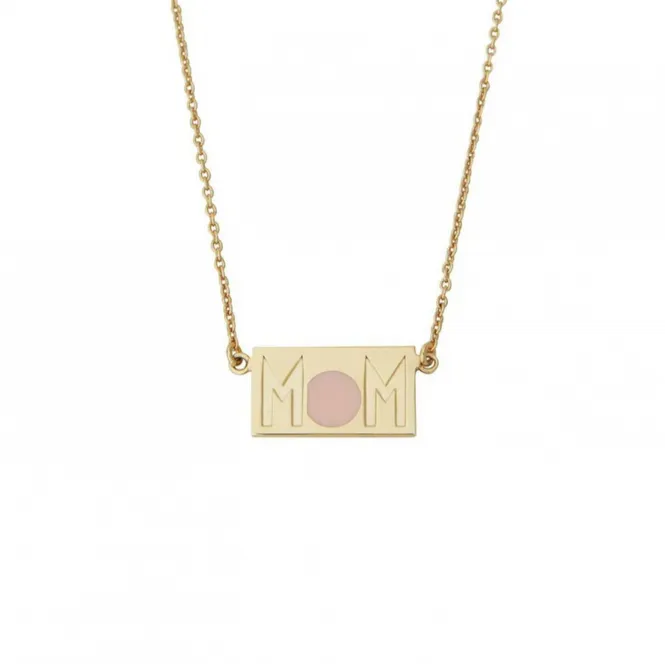 Hovedbilde Design Letters Life Story MOM Smykke, Gull