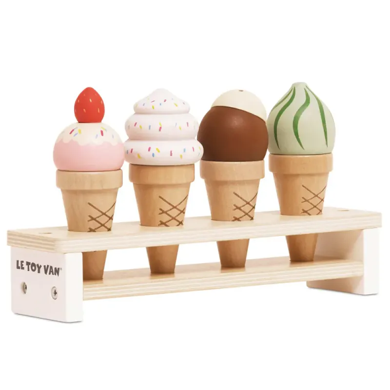 Le Toy Van Iskrem, Lekemat i tre