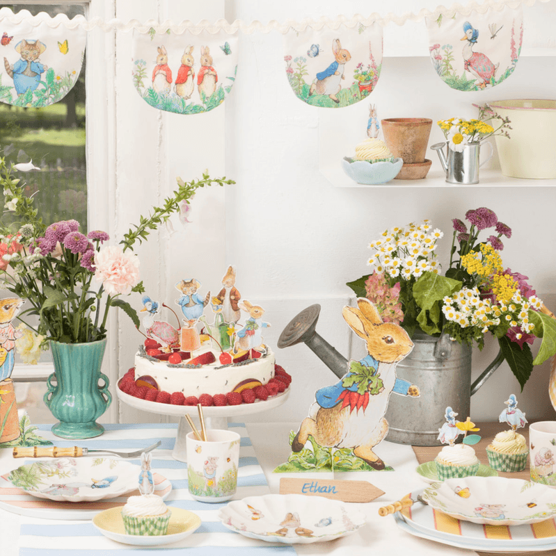 Meri Meri Tallerken i melamin 6 stk. - Petter Rabbit